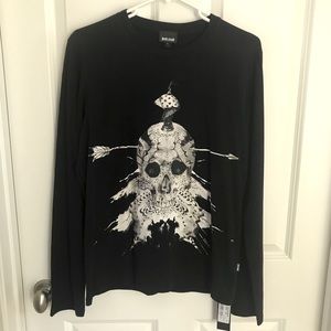 Just Cavalli Black long sleeve shirt